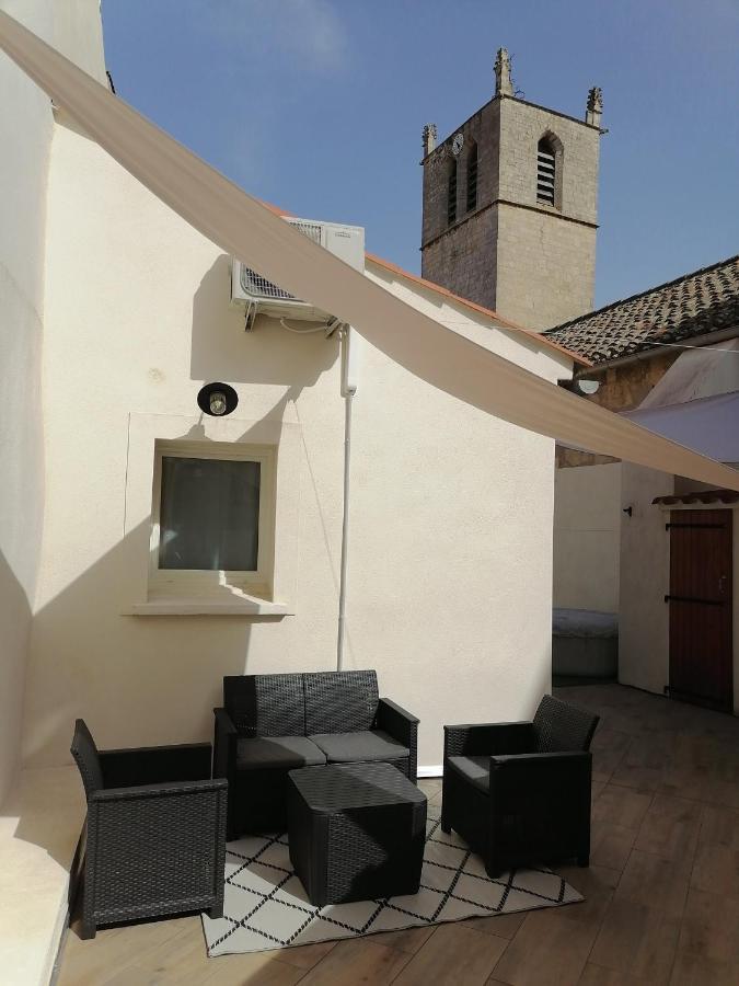 Les Toucans Sous Le Clocher. Appartement, Terrasse Et Spa. Béziers Exterior foto